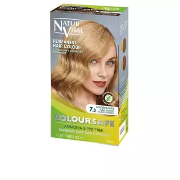 Краска для волос Coloursafe tinte permanente Naturvital, цвет 7.3-rubio dorado, 150 мл.