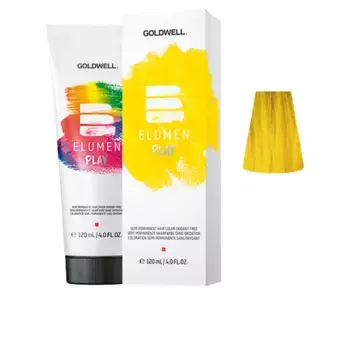 Краска для волос Elumen play semi permanent hair color oxidant-free Goldwell, цвет yellow, 120 мл.