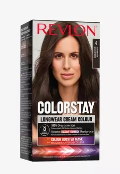 Краска для волос HAIR COLOR COLORSTAY, LONGWEAR CREAM COLOUR Revlon, темно-коричневый
