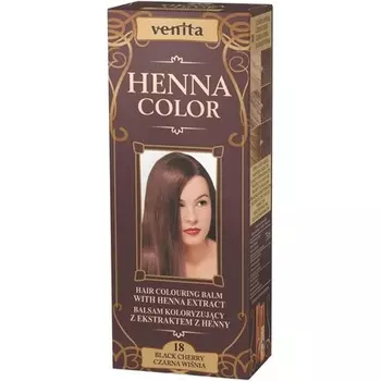 Краска для волос Henna Color 18 Черная вишня 75мл, Venita