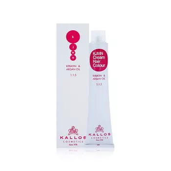 Краска для волос Kallos с кератином 100 мл, 8.34I