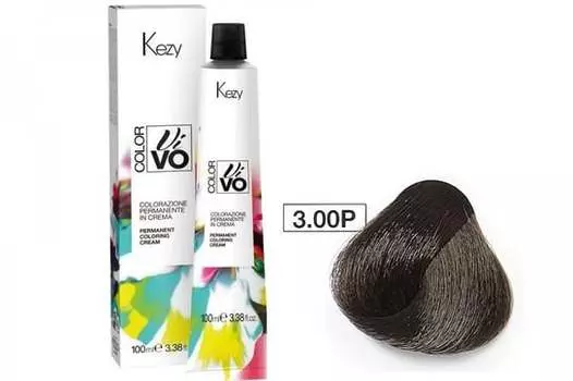 Краска для волос Kezy Color Vivo 100 мл 3.00р темно-коричневый плюс