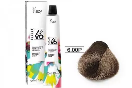 Краска для волос Kezy Color Vivo 100 мл 6.00п темно-русый плюс