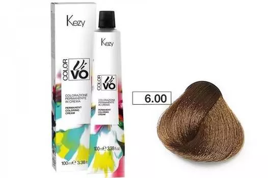 Краска для волос Kezy Color Vivo 100 мл 6.00 темно-русый