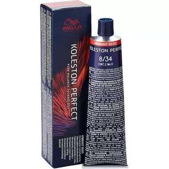 Краска для волос Koleston Perf Me+ Vibrant Reds 8/34, 60 мл, Wella