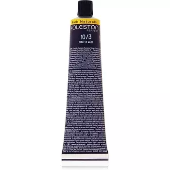 Краска для волос Koleston Professionals 60 мл 10/3 Самый светлый золотистый блондин, Wella