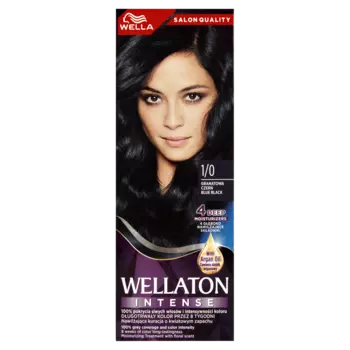 Краска для волос кремовая 1/0 темно-синий черный wella wellaton intense Wella Ton Intense, 1 упаковка