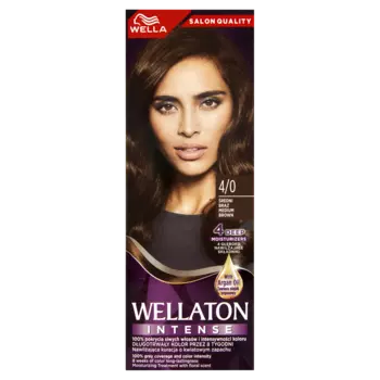 Краска для волос кремовая 4/0 средне-коричневый wella wellaton intense Wella Ton Intense, 1 упаковка