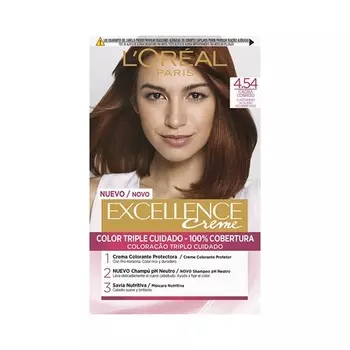 Краска для волос L'Oreal Excellence Crema N454 Коричневая 0,28 кг L'Oral