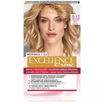 Краска для волос L’Oreal Paris Excellence Creme оттенок 8.13 Blond Clair Beige 1 шт