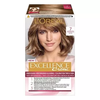 Краска для волос L'Oreal Paris Excellence Creme 7 Средний Блонд
