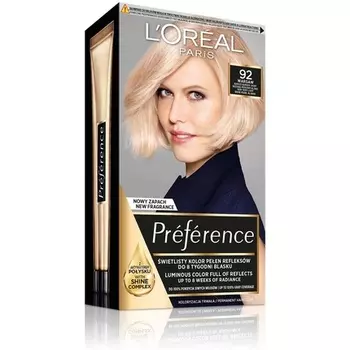 Краска для волос L'Oreal Paris Preference, 92 Очень Светлый Блондин