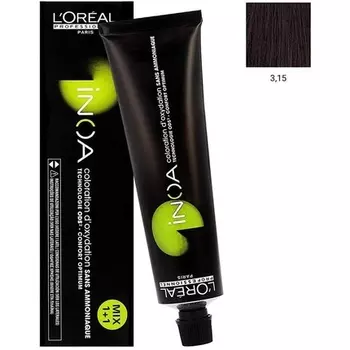 Краска для волос L'Oreal Professionnel Inoa без аммиака № 3.15