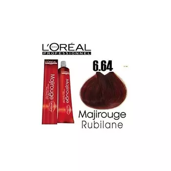 Краска для волос Majirouge № 6.64, L'Oreal