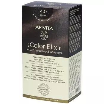 Краска для волос My Color Elixir 40 каштановый Apivita