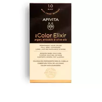 Краска для волос My color elixir coloracin permanente Apivita, цвет 1.0, 1 шт.