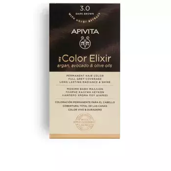 Краска для волос My color elixir coloracin permanente Apivita, цвет 3.0, 1 шт.