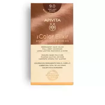 Краска для волос My color elixir coloracin permanente Apivita, цвет 9.0, 1 шт.