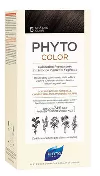 Краска для волос Phyto Color 5 Jasny Kasztan, 1 шт