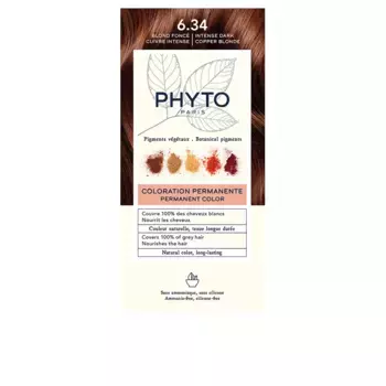 Краска для волос Phytocolor Phyto, цвет 6.34 Rubio Oscuro Cobrizo, 4 шт.