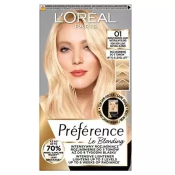 Краска для волос Preference Le Blonding 01 Очень Очень Светлый Натуральный Markenlos