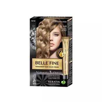 Краска для волос Tinte Capilar Keratin Bellefine, 6.0 Rubio Oscuro