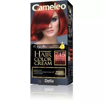 Краска для волос Tinte Omega 5 Hair Color Cameleo, 7.45 Intensive Red