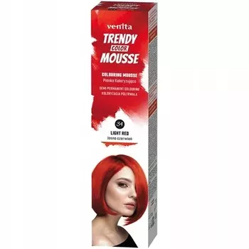 Краска для волос Trendy Color Mousse 34 Красный 75 мл Venita