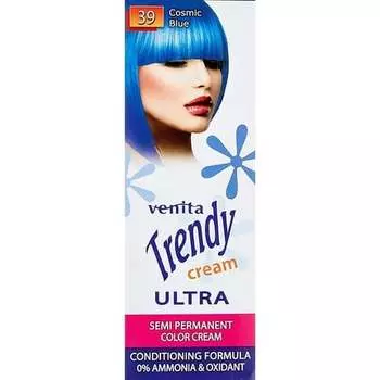 Краска для волос Venita Trendy Cream Ultra 39 Cosmic Blue 75мл