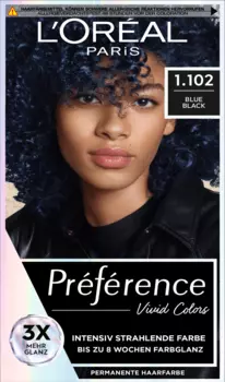 Краска для волос Vivid Colors 1.102 Синий Черный 1 шт. L'Oreal
