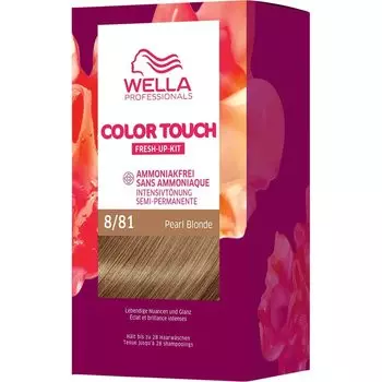 Краска для волос Wella Color Touch Fresh-Up-Kit, 8/81 Pearl Blonde / 130 ml