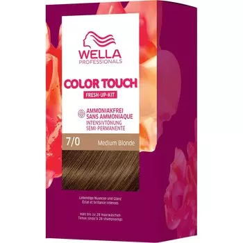 Краска для волос Wella Color Touch Fresh-Up-Kit, 7/0 Medium Blonde / 130 ml