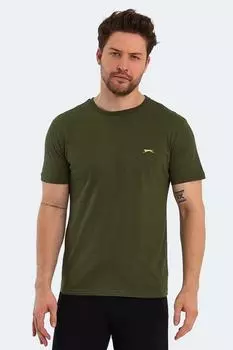 Краска Мужская футболка Хаки Slazenger