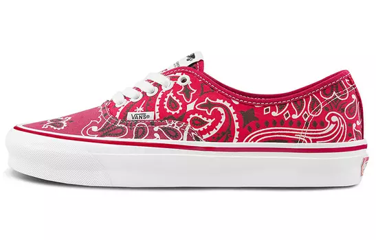 Красная бандана Bedwin x Vans Vault OG Authentic LX & the Heartbreakers