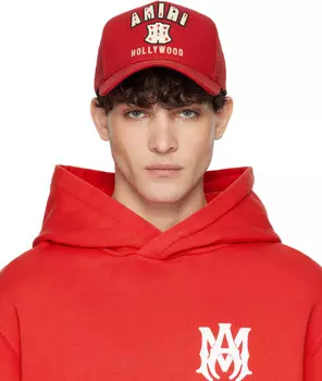 Красная бейсболка «MA» Hollywood Trucker AMIRI