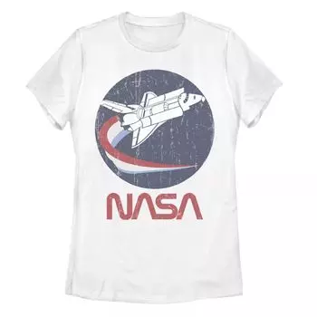 Красная, бело-синяя футболка с логотипом NASA Shuttle для юниоров Licensed Character