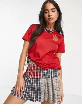 Красная домашняя футболка adidas Football Spain World Cup 2022