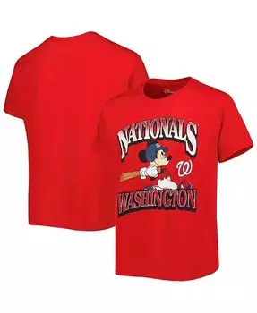 Красная футболка Big Boys and Girls Washington Nationals Disney Game Day Outerstuff, красный