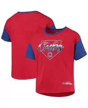 Красная футболка Big Girls Chicago Cubs для трибун Outerstuff, красный
