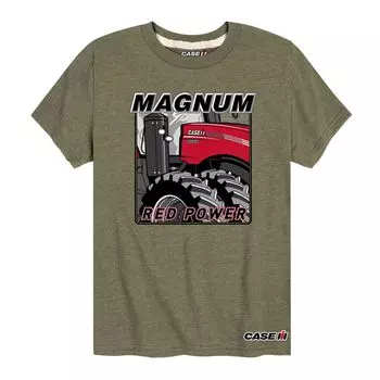 Красная футболка Case IH Magnum Power Power для мальчиков 8–20 лет Licensed Character