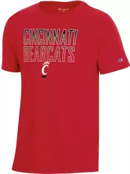 Красная футболка Champion Youth Cincinnati Bearcats