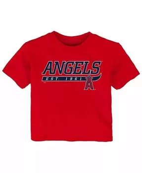 Красная футболка для мальчиков и девочек Los Angeles Angels Take The Lead Outerstuff, красный
