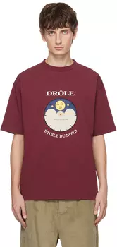 Красная футболка Drole De Monsieur Le Футболка etoile Du Nord