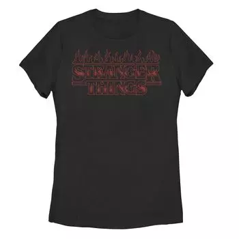 Красная футболка с графическим логотипом и логотипом Stranger Things для юниоров Licensed Character