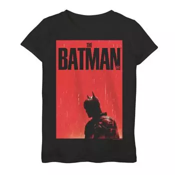 Красная футболка с графическим рисунком и плакатом DC Comics для девочек 7–16 лет Licensed Character