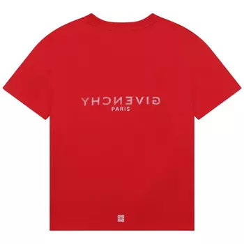 Красная футболка с логотипом Givenchy, красный