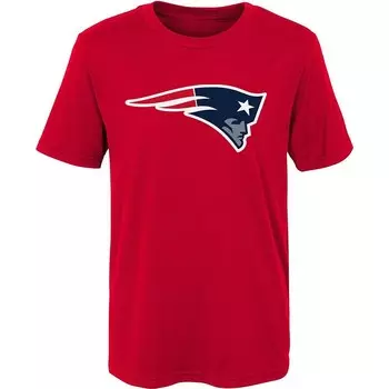 Красная футболка с логотипом New England Patriots Primary для дошкольников Outerstuff, цвет Pat Red