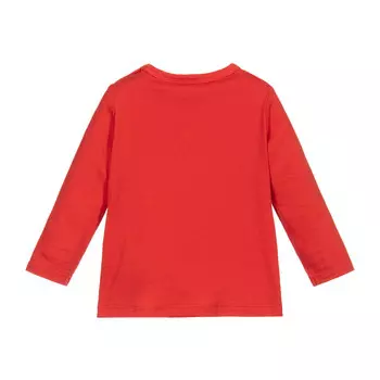 Красная футболка с рисунком карандаша Stella McCartney, красный