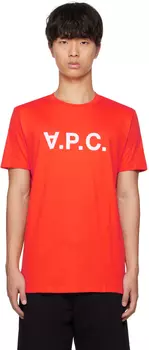 Красная футболка VPC A.P.C.
