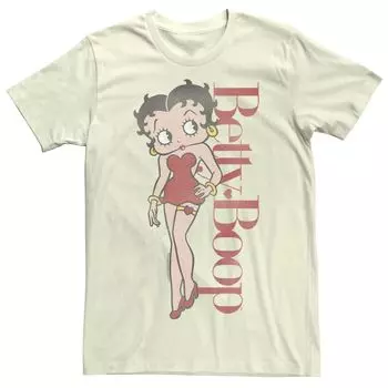 Красная футболка в горошек для юниоров Betty Boop с графическим рисунком Licensed Character